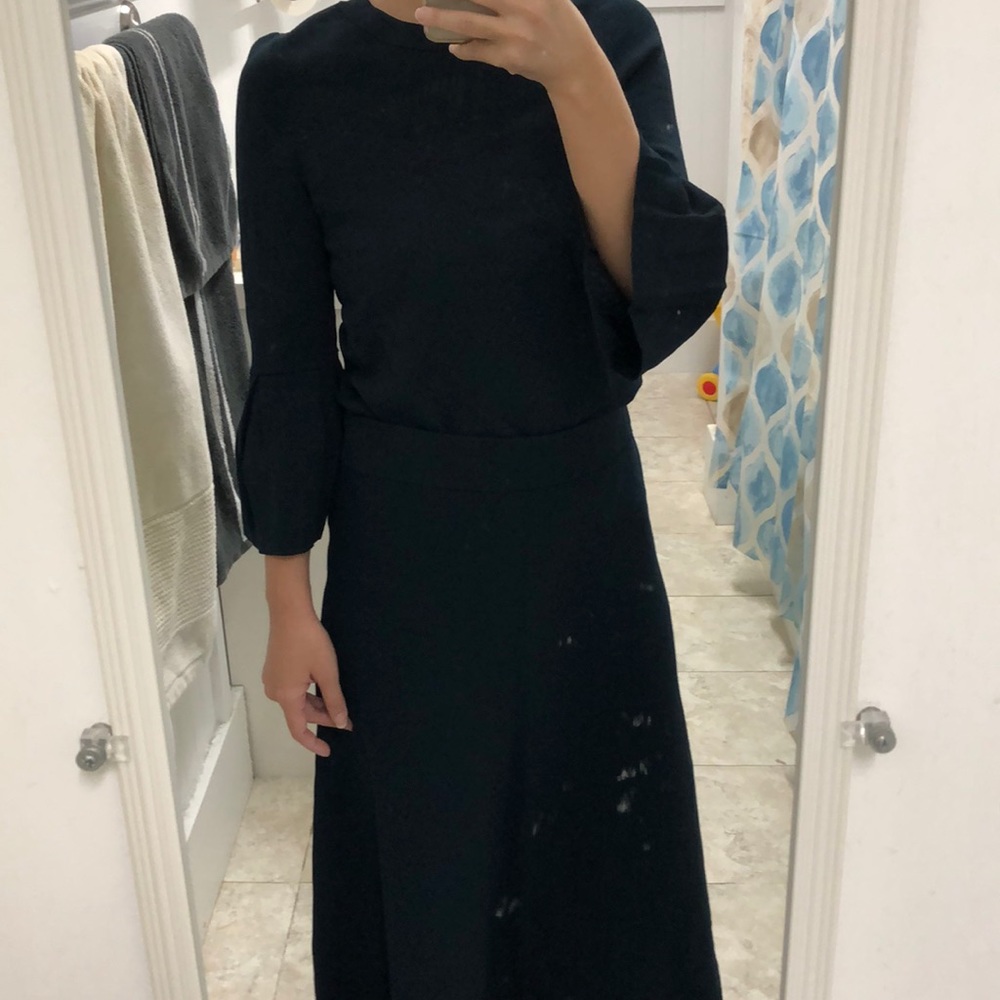 H&M teal top and skirt